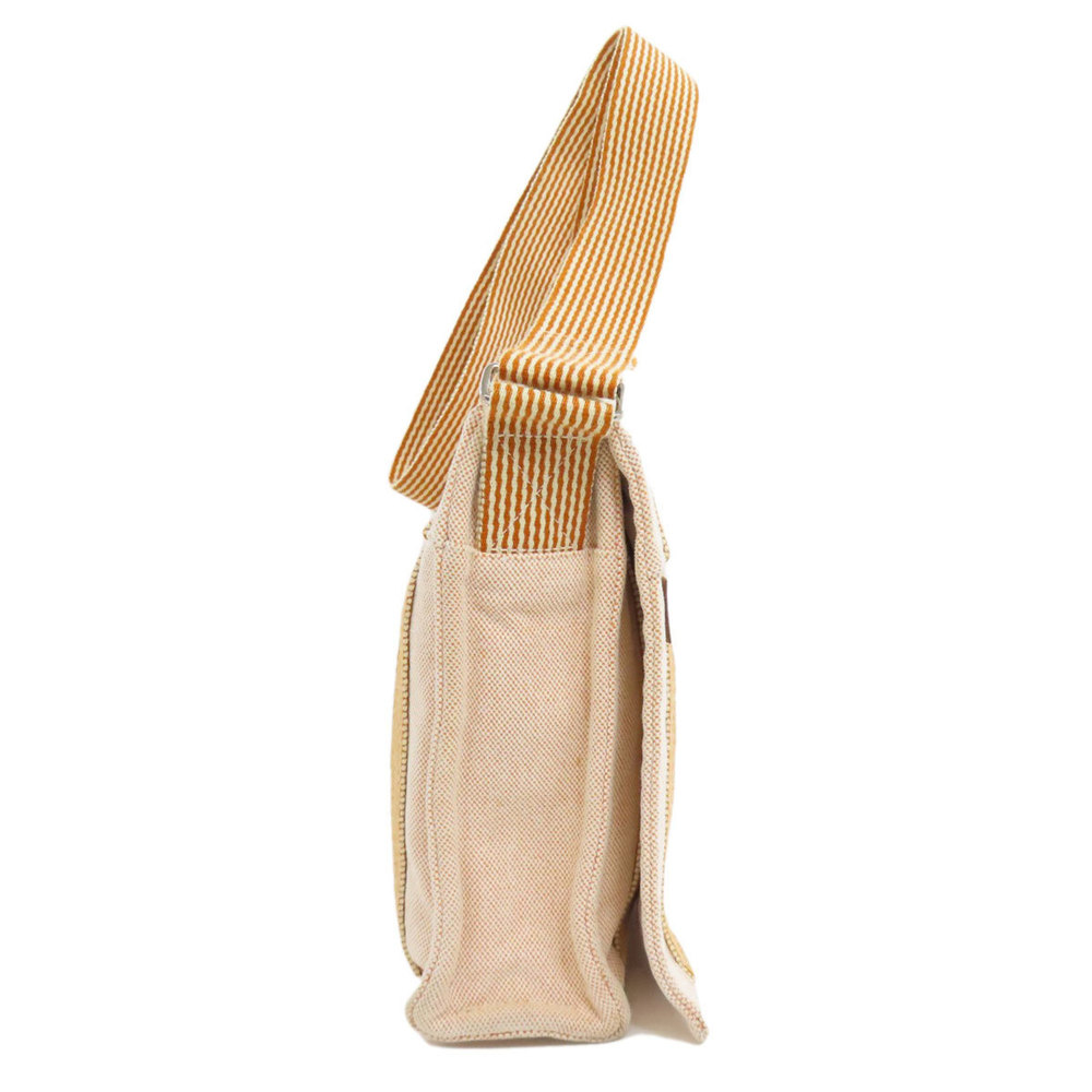 HERMES Foule Tobasas Shoulder Bag Canvas - Picture 3 of 11